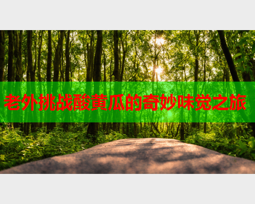 老外挑战酸黄瓜的奇妙味觉之旅  第1张